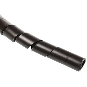 スパイラルケーブルラップ ポリエチレン 黒 1巻 30m入 ヘラマンタイトン(タイトン)