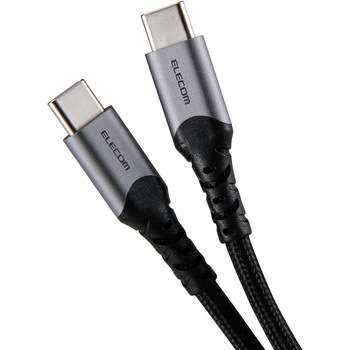 MPA-CCECPS20BK 240W PD EPR USB Type-C �P�[�u�� ���ϋv�i�C���� �f���ɋ��� eMarker 480Mbps �G���R�� �u���b�N�F �P�[�u����2 ���R�l�N�^�[�܂܂�m   MPA-CCECPS20BK 68514498