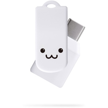 MF-CEU3032GWHF USBメモリ 32GB USB Type-C 高速転送 回転式コネクタ ストラップホール付 セキュリティ対応 エレコム 68514918