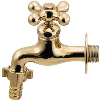 カップリング付き横水栓 カクダイ