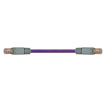 イーサネットケーブル 2m 紫 オス RJ45 / オス RJ45 錫めっき銅 Igus(イグス)