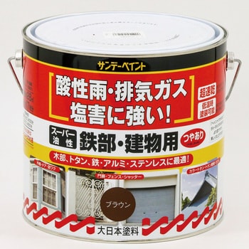 スーパー油性 鉄部・建物用 1缶(3L) サンデーペイント 【通販サイト