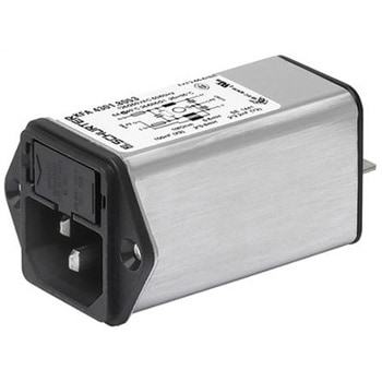 IECフィルタコネクタ 2ヒューズ 2極 ネジ 10A 250 V ac SCHURTER