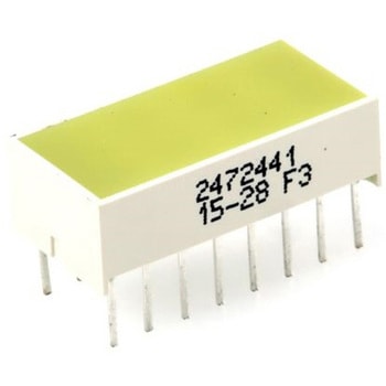 LEDディスプレイ 黄 ライトバー 1セグメント KINGBRIGHT