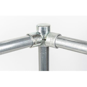 48.6mm パイプジョイント コーナーY継ぎ/自在 エスコ