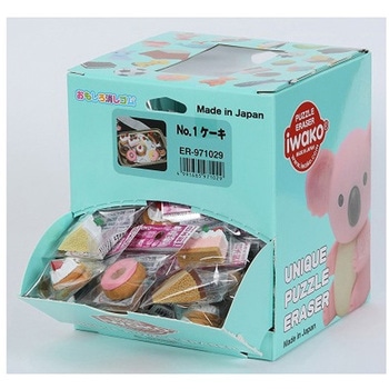 ケーキ消しゴム 60個入 - イワコー