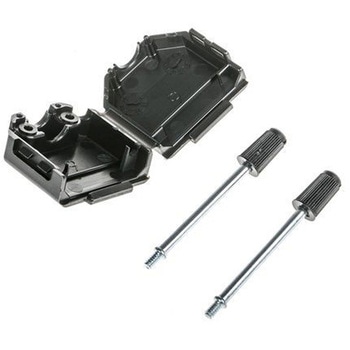 D-Sub バックシェエル 9 極 黒 1箱 100個入 TE CONNECTIVITY