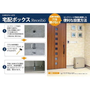 宅配ボックス Receibo レシーボ グリーンライフ