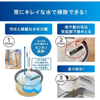 回転モップ分離式 アイリスオーヤマ