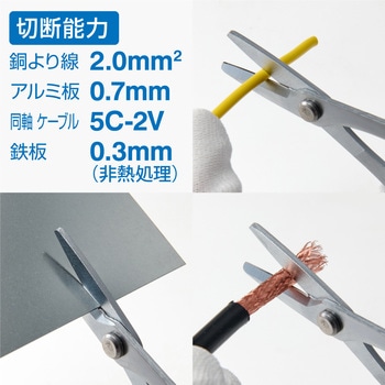 N-841 ヘビースニップ 1個 ホーザン 【通販モノタロウ】