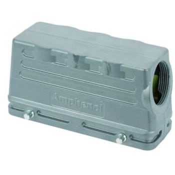 Hood for 2 locking-lever 24 pole M25x1. 1箱 10個入 AMPHENOL