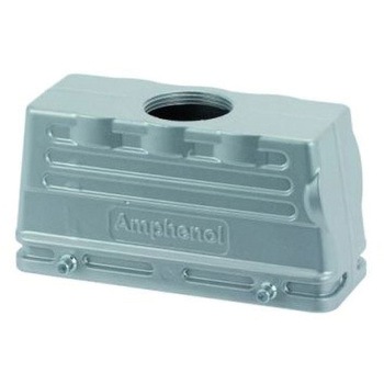 Hood for 2 locking-lever 24 pole M32x1. AMPHENOL