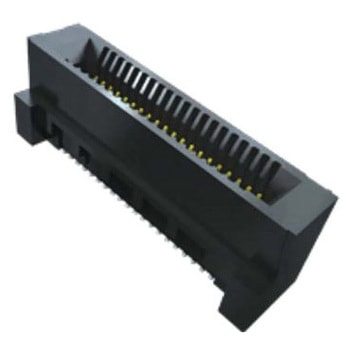 HSEC8 0.8mmピッチ 20極 1列 ライトアングル SMT メス カードエッジコネクタ SAMTEC