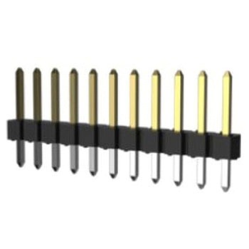 ICC ピンヘッダ 9極 2.54mm 1列 1袋 10個入 AMPHENOL