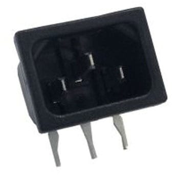 IECコネクタ オス スナップイン 10A 1袋 5個入 BULGIN