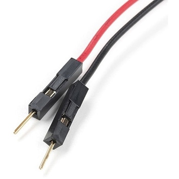 Jumper Wires Premium 6in. M/M - 2 Pack Red and Black SPARKFUN