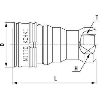 ボタニカルウエディング 日東工器 日東工器 HSUカプラ HSU-4S HNBR