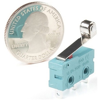 Mini Microswitch - SPDT Roller Lever SPARKFUN