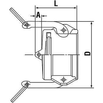 L- 32PD AL NBR プラグ用キャップ 1個 日東工器 【通販サイトMonotaRO】