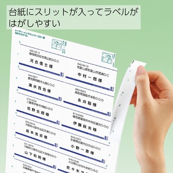 プリンタを選ばない はかどりラベル(Word対応レイアウト) コクヨ