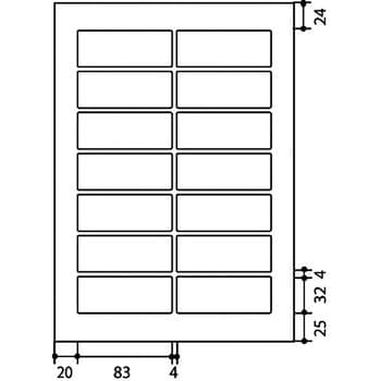 ワープロ用 紙ラベル(プリピタ対応・再はくりタイプ) コクヨ ワープロ