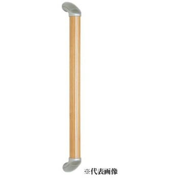 Φ35x 800mm 木製手すり 縦・横兼用 エスコ