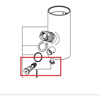 水抜スピンドルセット INAX(LIXIL)