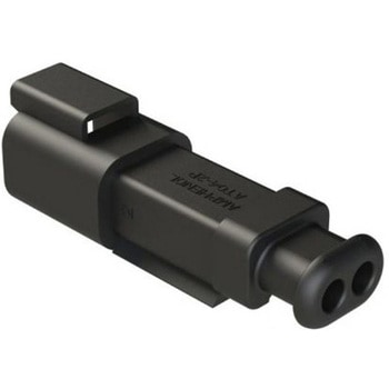 ケーブルコネクタ 2極 オス レセプタクル 1袋 500個入 AMPHENOL