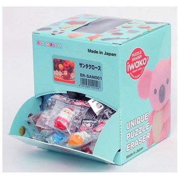 サンタクロース消しゴム 60個入 イワコー