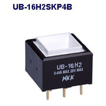 UB-16H2SKP4B 角形照光式押しボタンスイッチ(UBシリーズ) NKKスイッチズ(旧:日本開閉器) 68610870