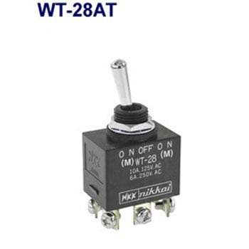 WT-28AT �g�O���X�C�b�`(W�V���[�Y) NKK�X�C�b�`�Y(��:���{�J��) ��{���o�[ �˂��[�q�`�V�[���^�C�v �ɐ�2�ɑo�� �@�\����(ON)-OFF-(ON)   WT-28AT 68614196