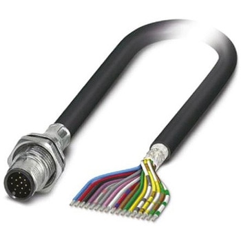 センサアクチュエータケーブル 26 AWG SACCBP-MS-17CON-M16/2.0-PVCSCOシリーズ フエニックス・コンタクト