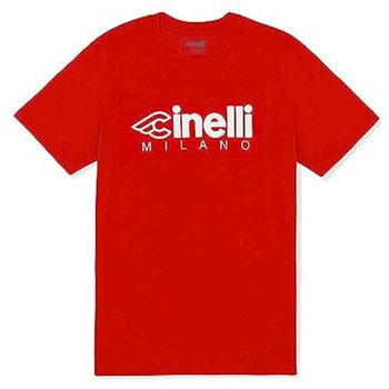 サイクリング用品 Tシャツ MILANO BRIGHT レッド CINELLI