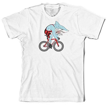 サイクリング用品 Tシャツ SAM TURNER SHARK WHT CINELLI