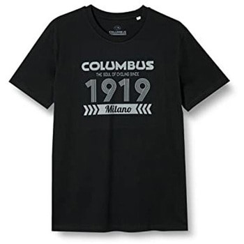 サイクリング用品 Tシャツ COLUMBUS 1919 BLK CINELLI