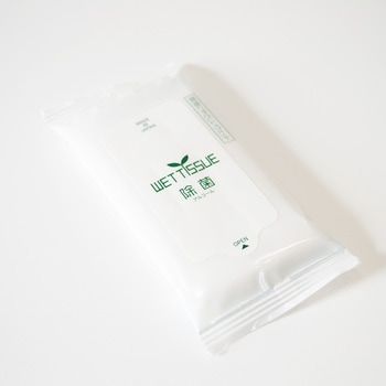 【名入れ】アルコール除菌ウェットティッシュ ECOタイプ 10枚入 レスタス