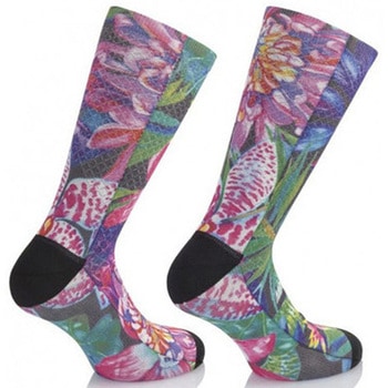 サイクリングソックス Fun Tropical Flowers MB Wear