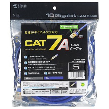 LANケーブル(CAT7A/SCTPタイプ/ブルー) EA764BBシリーズ エスコ