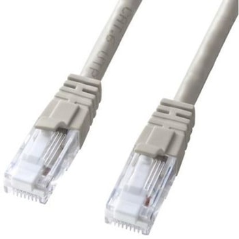 LANケーブル(CAT6/つめ折れ防止/ライトグレー) EA764BBシリーズ エスコ