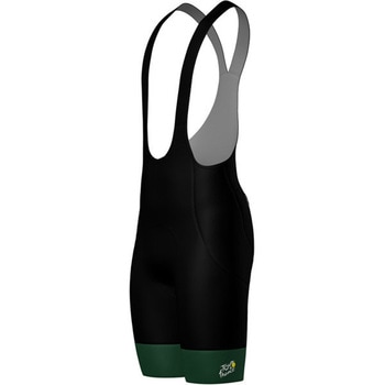 サイクリングビブショーツ ツール・ド・フランス GREEN JERSEY BIB SHORTS NERO - SANTINI
