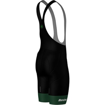 サイクリングビブショーツ ツール・ド・フランス GREEN JERSEY BIB SHORTS NERO - SANTINI