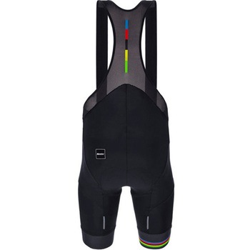 RE1075GITWC サイクリングビブショーツ UCI OFFICIAL WORLD CHAMPION BIB SHORTS NERO SANTINI 68649275