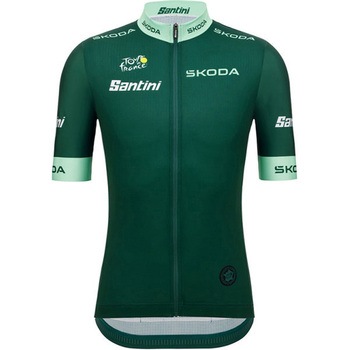 TOUR DE FRANCE �T�C�N�����O�W���[�W �c�[���E�h�E�t�����X GREEN JERSEY VERDE XXS CLASSIC SANTINI �W�F���_�[MAN M  TOUR DE FRANCE 68650140