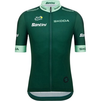 TOUR DE FRANCE �T�C�N�����O�W���[�W �c�[���E�h�E�t�����X GREEN JERSEY VERDE XXS CLASSIC SANTINI �W�F���_�[MAN L  TOUR DE FRANCE 68650149