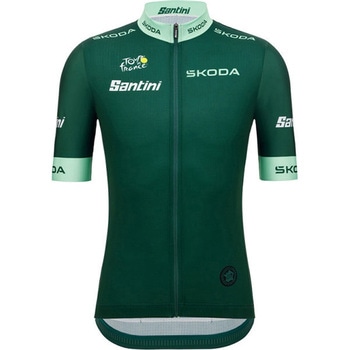 TOUR DE FRANCE �T�C�N�����O�W���[�W �c�[���E�h�E�t�����X GREEN JERSEY VERDE XXS CLASSIC SANTINI �W�F���_�[MAN XL  TOUR DE FRANCE 68650158