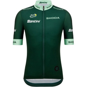 TOUR DE FRANCE �T�C�N�����O�W���[�W �c�[���E�h�E�t�����X GREEN JERSEY VERDE XXS CLASSIC SANTINI �W�F���_�[MAN XXL  TOUR DE FRANCE 68650167
