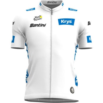 TOUR DE FRANCE �T�C�N�����O�W���[�W �c�[���E�h�E�t�����X WHITE JERSEY BIANCO CLASSIC SANTINI L  TOUR DE FRANCE 68650228