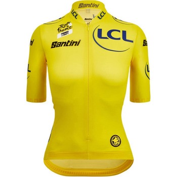 TOUR DE FRANCE サイクリング女性用ジャージ ツール・ド・フランス WOMEN'S YELLOW JERSEY GIALLO CLASSIC SANTINI 68650325