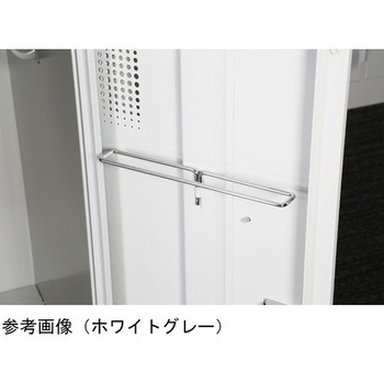 TLKスタンダードロッカー 2段 シリンダー錠 ブラック TLK-Sシリーズ アズワン