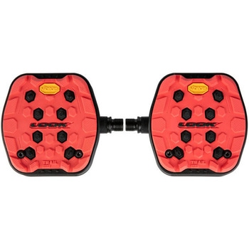 ペダル TRAIL GRIP レッド LOOK